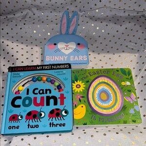 Colorful Kids Counting and Easter Book Set